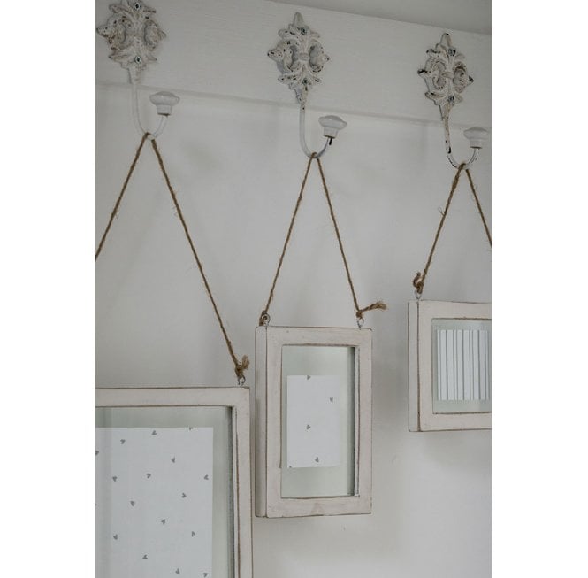 Retreat White Wooden Frame 6x4 Leaf Street