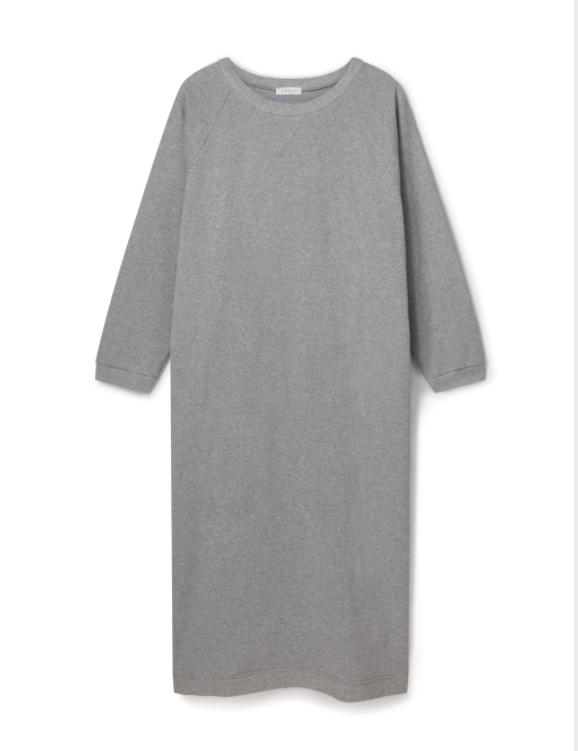 Chalk Womens Grey Marl Sweatshirt Dress