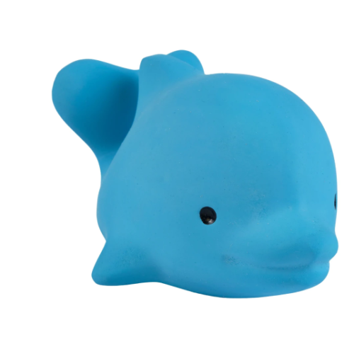 Dolphin – Natural Rubber Baby Rattle & Bath Toy